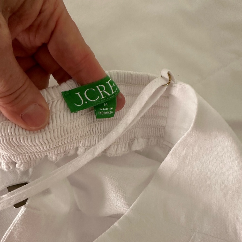 JCrew Crisp White Slip Dress - Picture 5 of 6